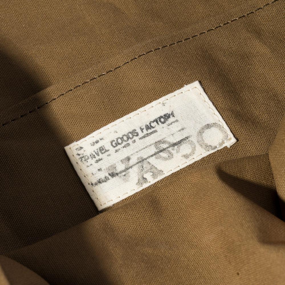 Vasco Canvas x Leather Travel Tote Bag Olive Drab-Rucksack-Clutch Cafe