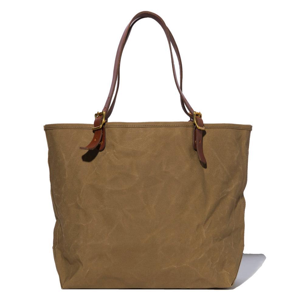 Vasco Canvas x Leather Travel Tote Bag Olive Drab-Rucksack-Clutch Cafe