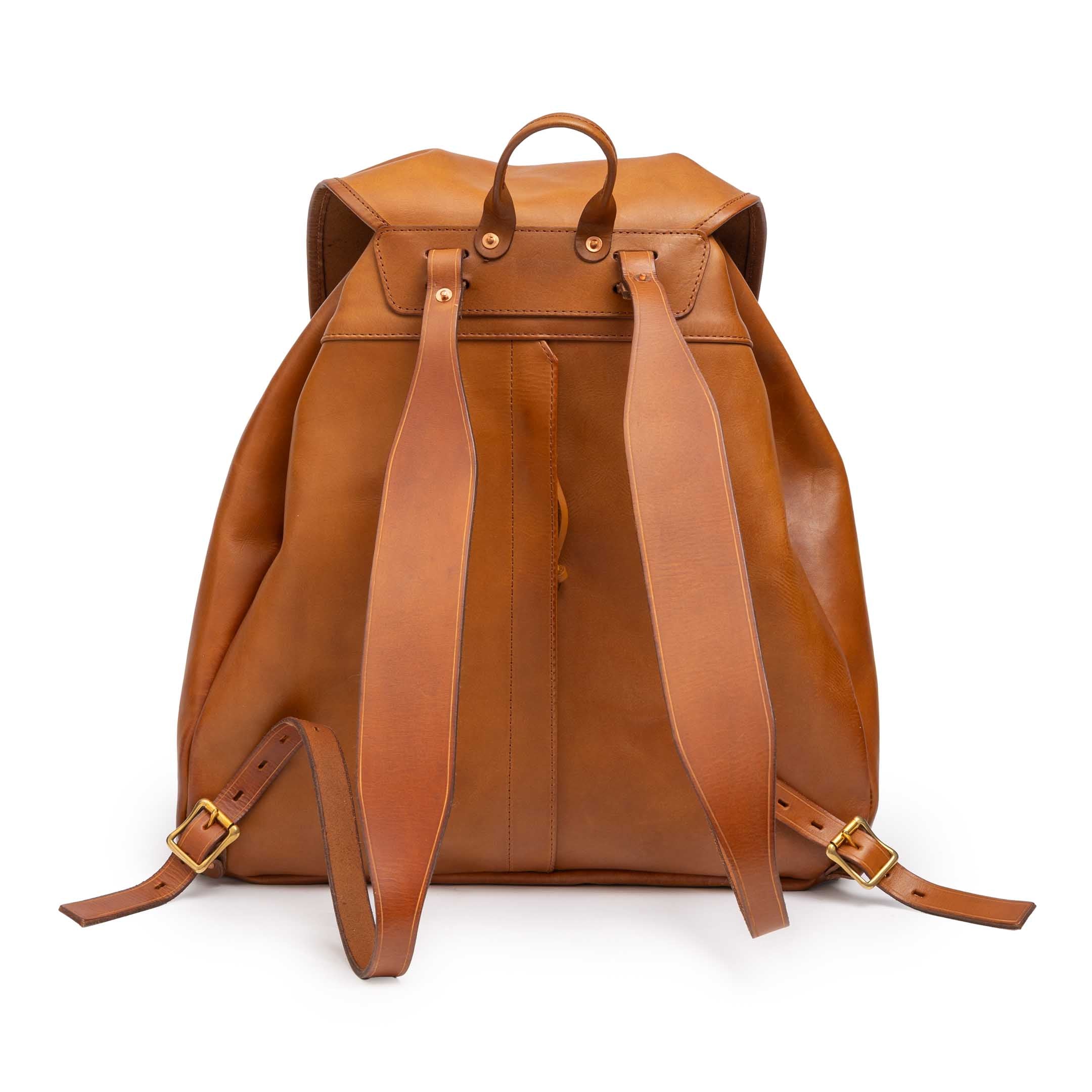 Vasco Leather Army Rucksack Type II Sand-rucksack-Clutch Cafe