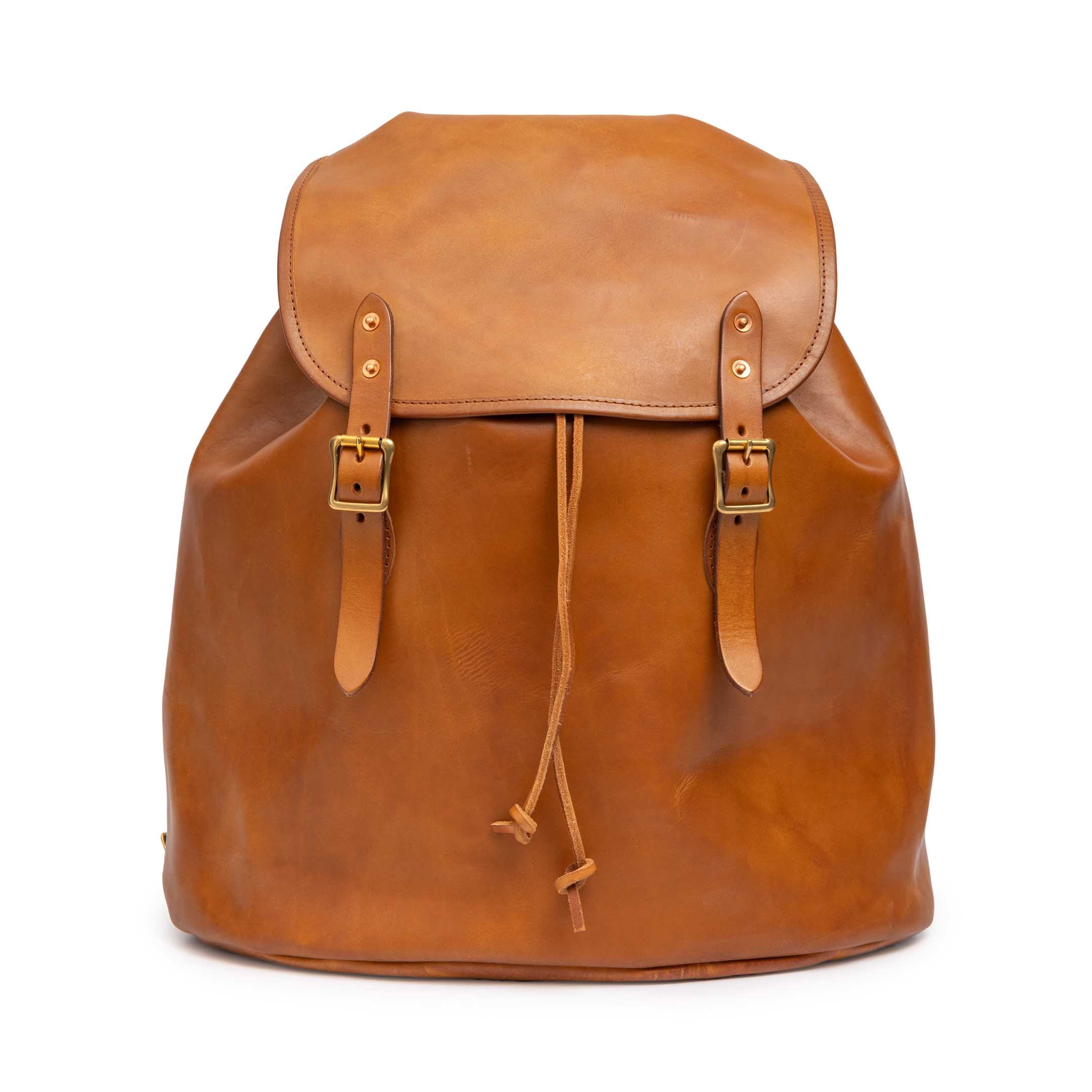 Vasco Leather Army Rucksack Type II Sand-rucksack-Clutch Cafe