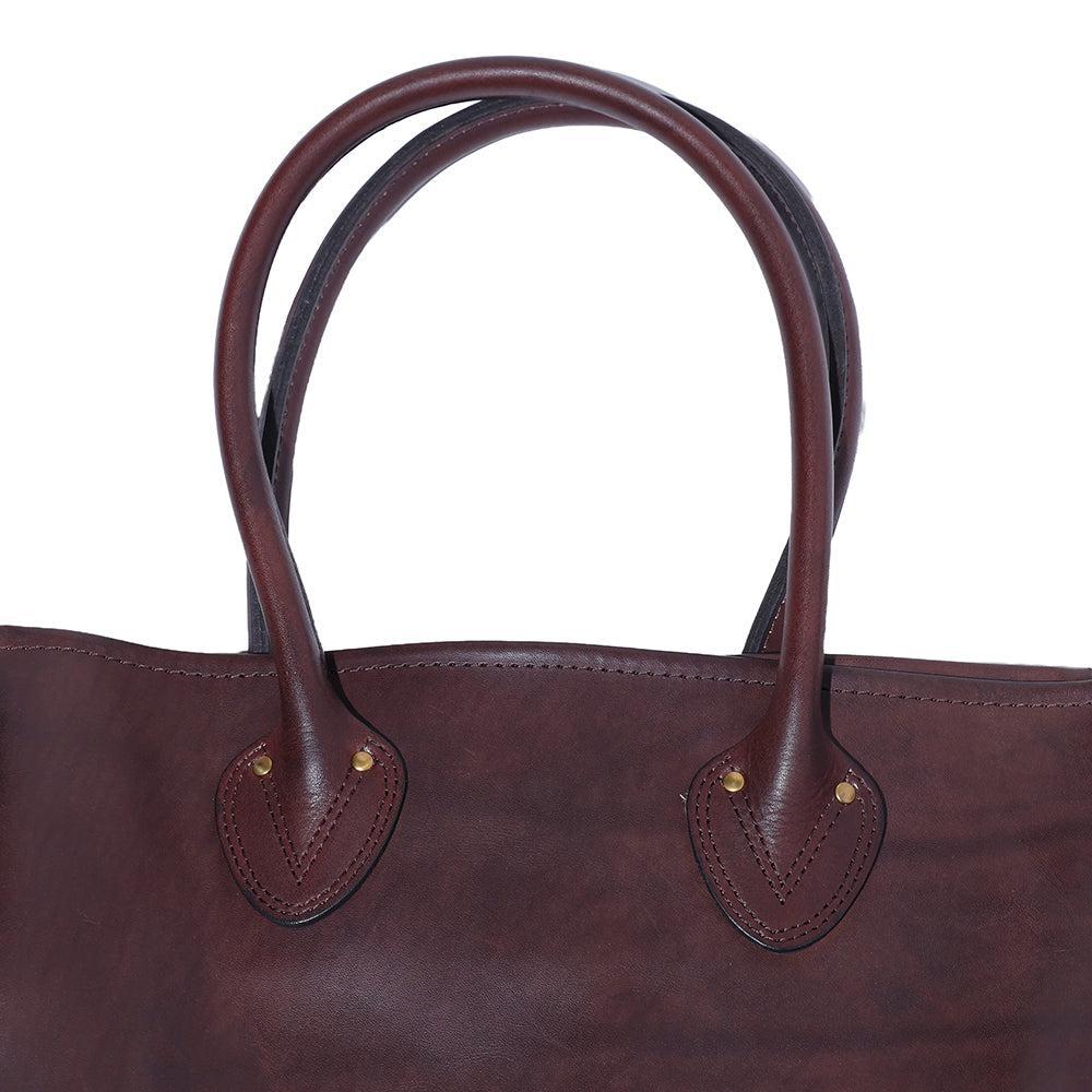 Vasco Leather Old Tote Bag Brown-Bag-Clutch Cafe