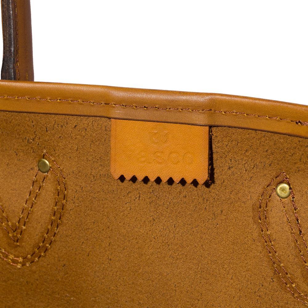 Vasco Leather Old Tote Bag Sand-Bag-Clutch Cafe