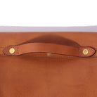 Vasco Leather Postman Shoulder Bag (Large) Camel-Bag-Clutch Cafe
