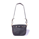 Vasco Leather Postman Shoulder Bag (Small) Black-Bag-Clutch Cafe