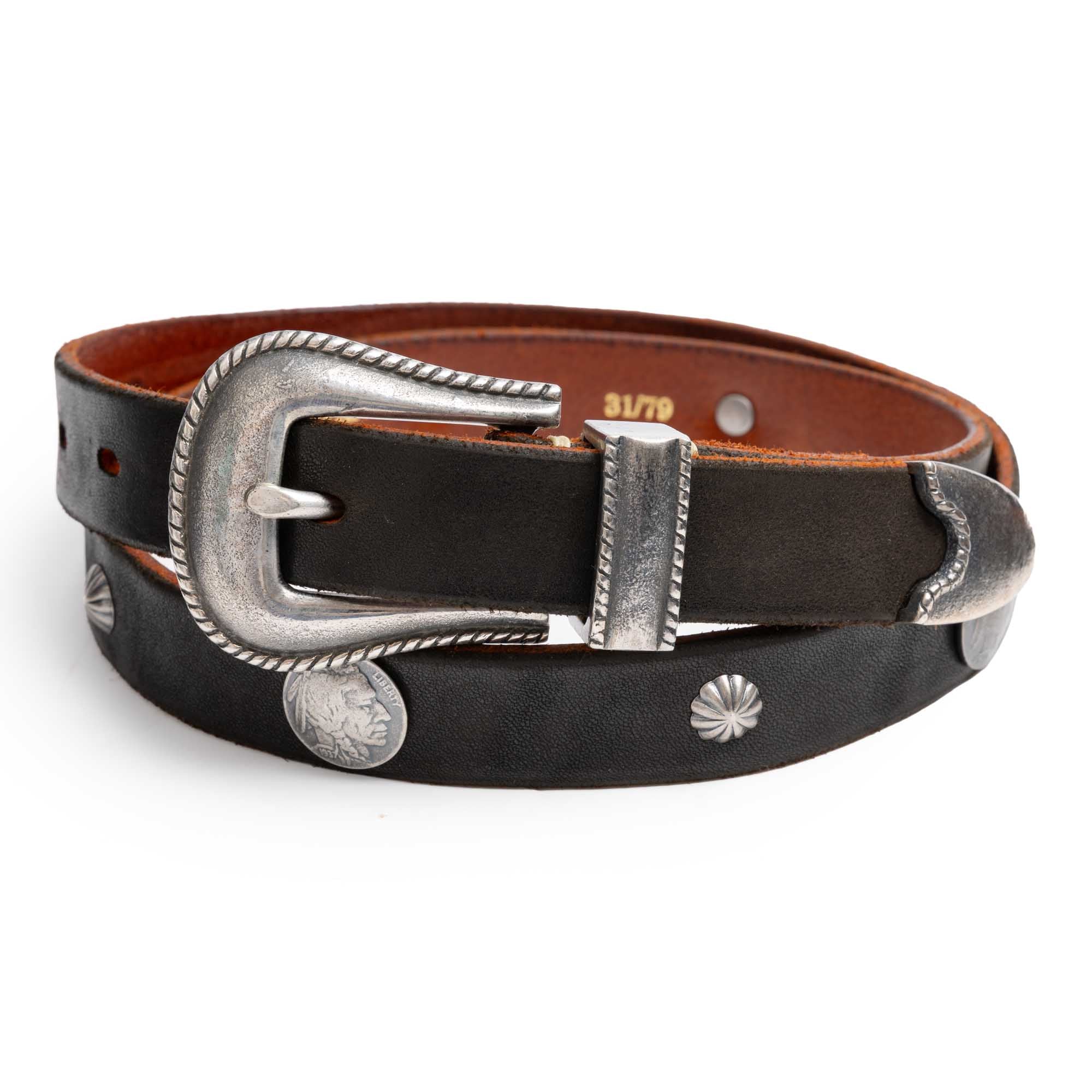 Vintage Works DH5738 CH-1 Chasin' Belt Black-Belt-Clutch Cafe