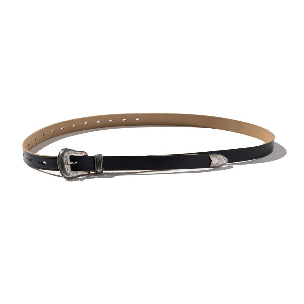 Vintage Works DH5744 One Size Fits All Leather Western Belt V.Black-Belt-Clutch Cafe