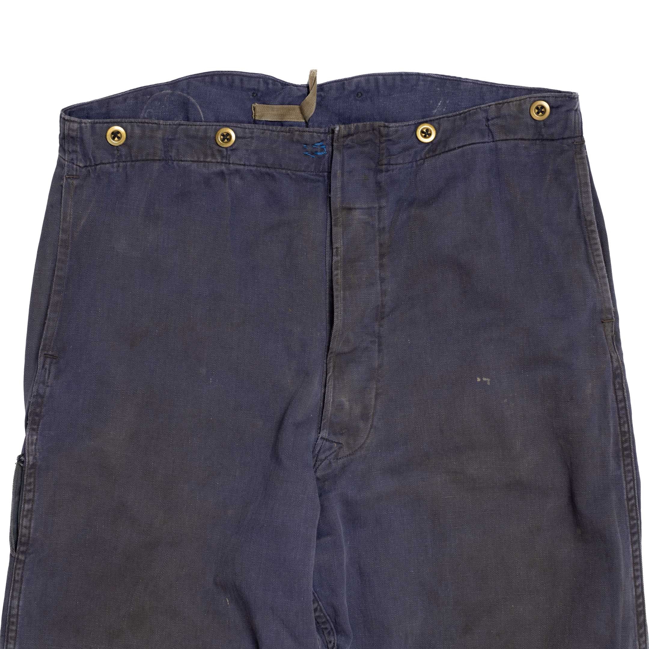 WORNE x Clutch Cafe Vintage 1940s British Work Trousers-Trousers-Clutch Cafe