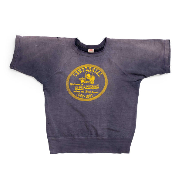 WORNE x Clutch Cafe Vintage 1960s Hanes Short Sleeve Sweatshirt-Sweatshirt-Clutch Cafe