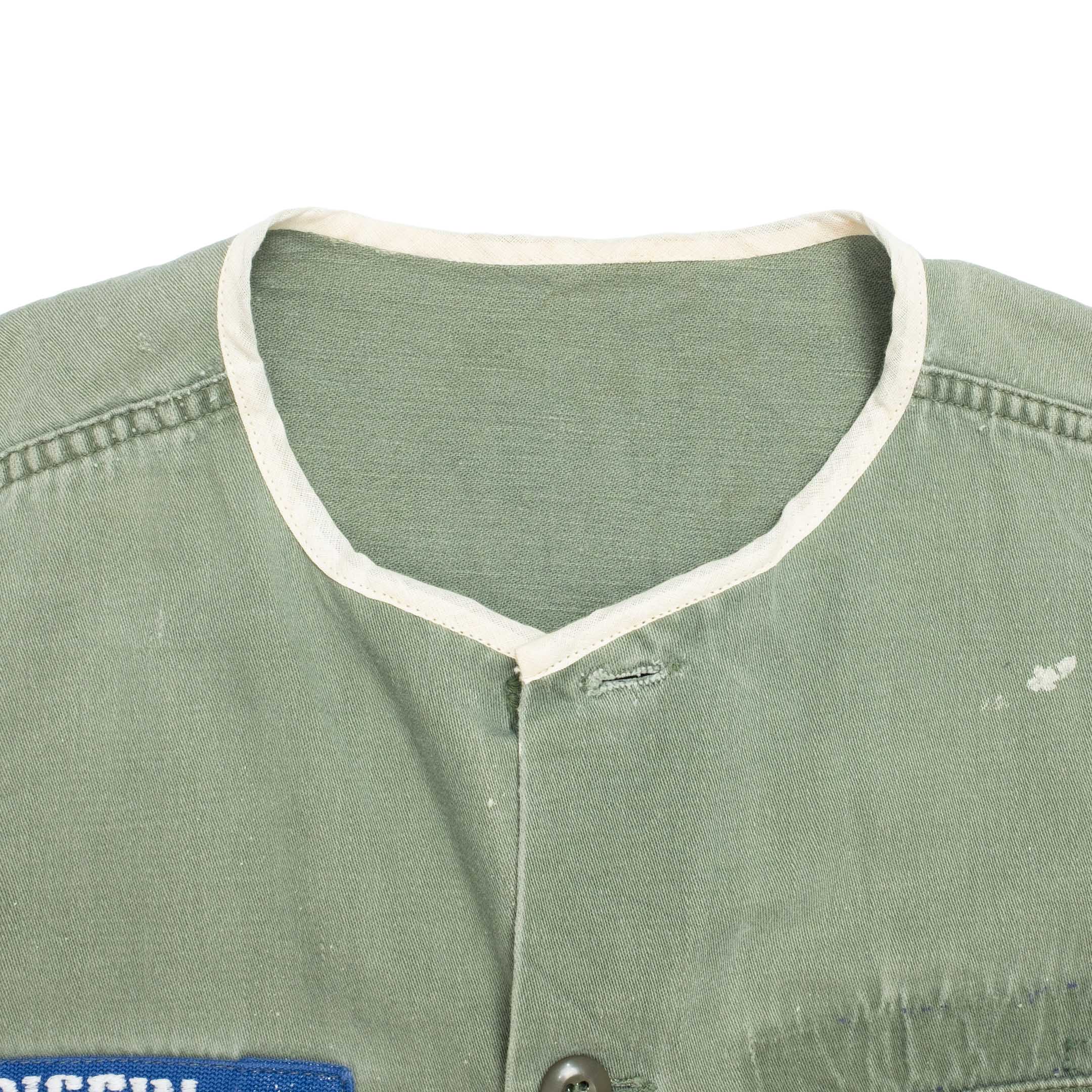 WORNE x Clutch Cafe Vintage US Army OG-107 Cut Off Field Shirt-Shirt-Clutch Cafe
