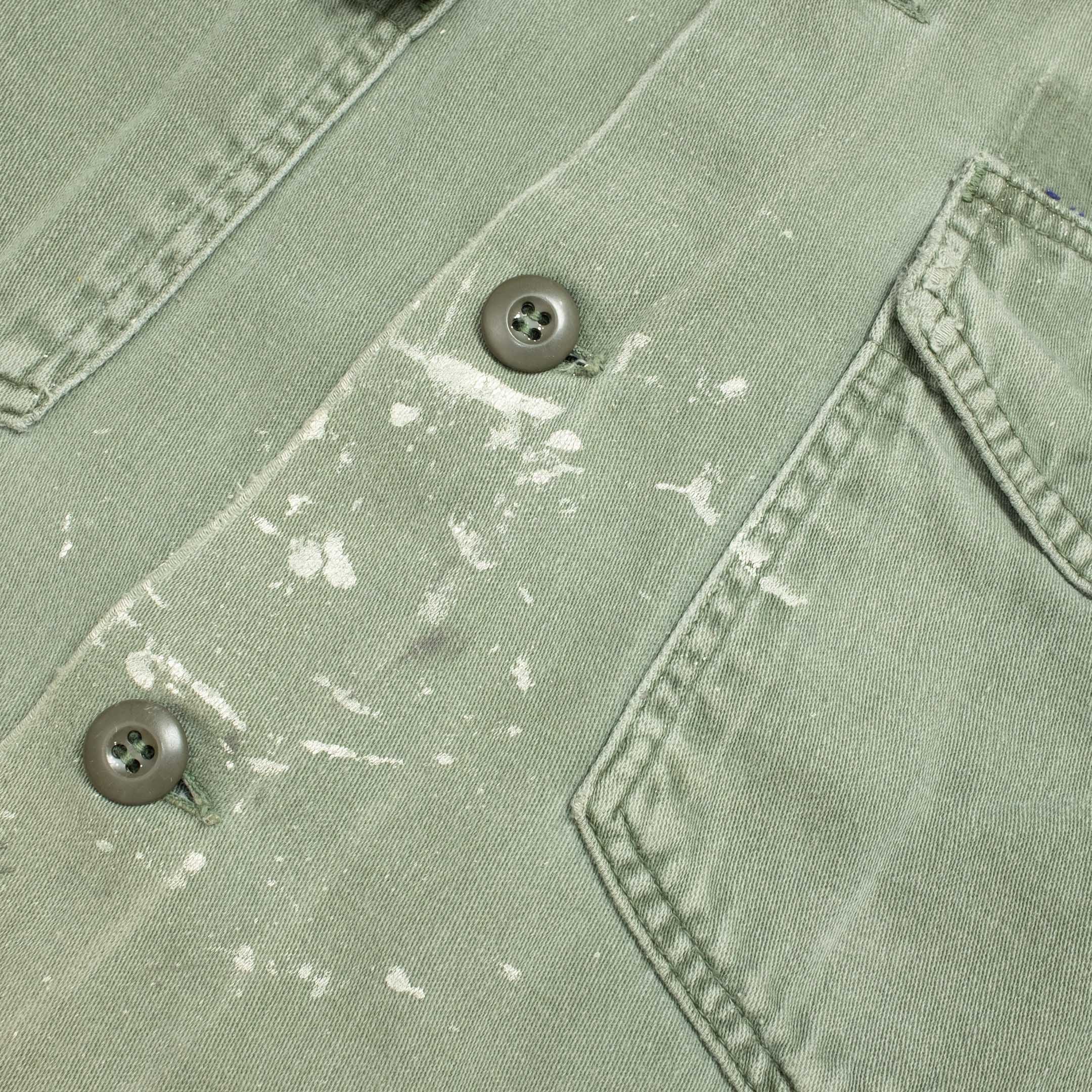 WORNE x Clutch Cafe Vintage US Army OG-107 Cut Off Field Shirt-Shirt-Clutch Cafe