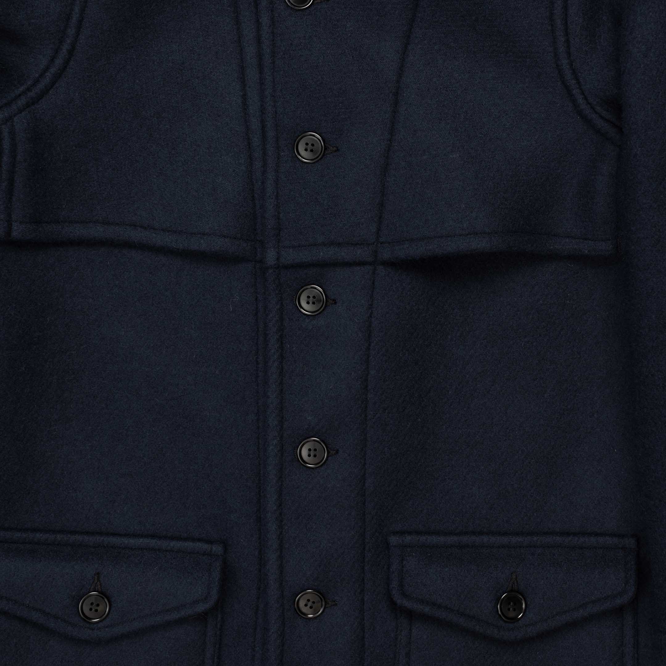 Warehouse & Co Lot. 2228 1930's U.S. Army Wool Mackinaw Coat Navy-Coat-Clutch Cafe