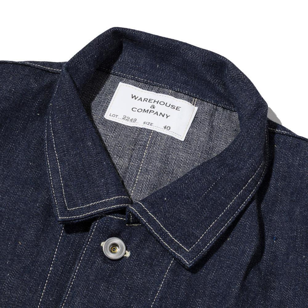 Warehouse & Co Lot. 2249 1910s Big Bob Denim Chore Jacket Indigo-Jacket-Clutch Cafe