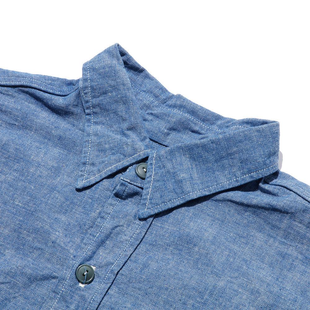 Warehouse & Co Lot. 3044 USN Chambray Shirt Indigo-Shirt-Clutch Cafe