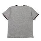 Warehouse & Co Lot. 4059 Ringer T-shirt Grey/Black-T-shirt-Clutch Cafe