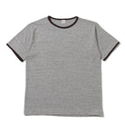 Warehouse & Co Lot. 4059 Ringer T-shirt Grey/Black-T-shirt-Clutch Cafe