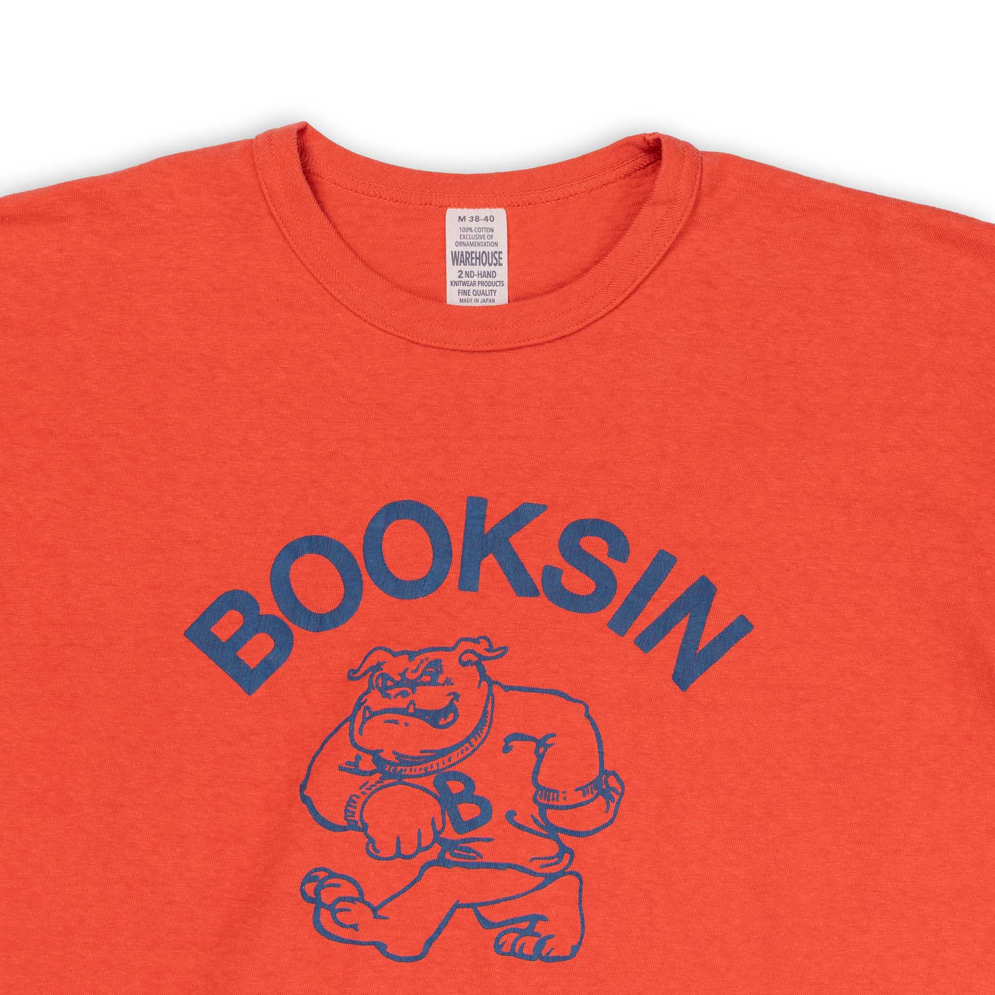 Warehouse & Co Lot. 4064 Booksin T-shirt Red-Clutch Cafe