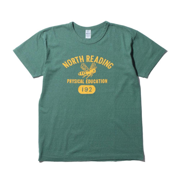Warehouse & Co Lot. 4064 'North Reading' T-Shirt Green-T-Shirt-Clutch Cafe