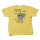 Warehouse & Co Lot. 4064 Pray For Surf Yellow-Clutch Cafe