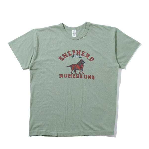 Warehouse & Co Lot. 4064 Shepherd T-shirt Green-T-shirt-Clutch Cafe