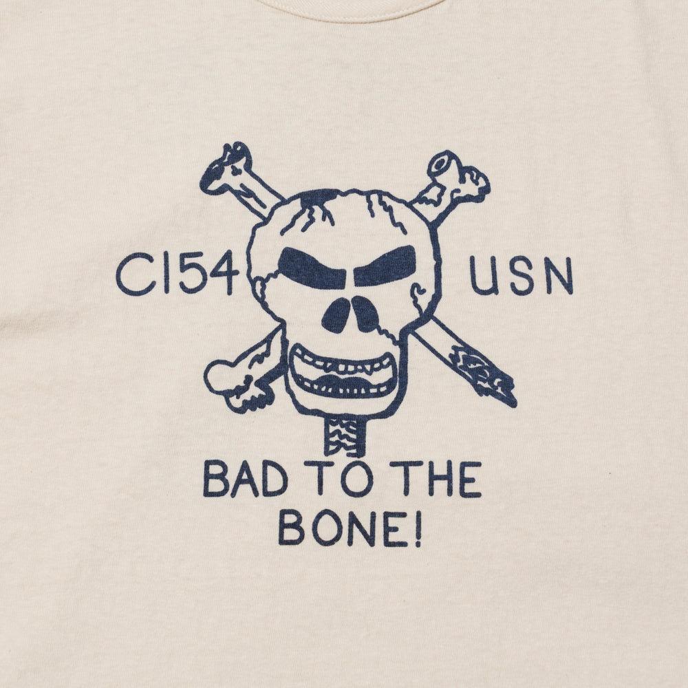 Warehouse & Co Lot. 4064 USN T-Shirt Natural-Clutch Cafe