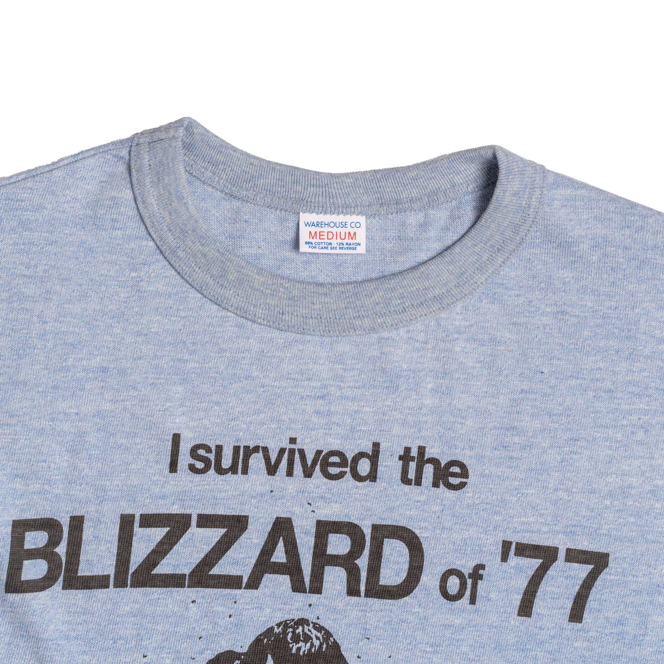 Warehouse & Co Lot. 4096 Blizzard T-Shirt Blue-T-shirt-Clutch Cafe