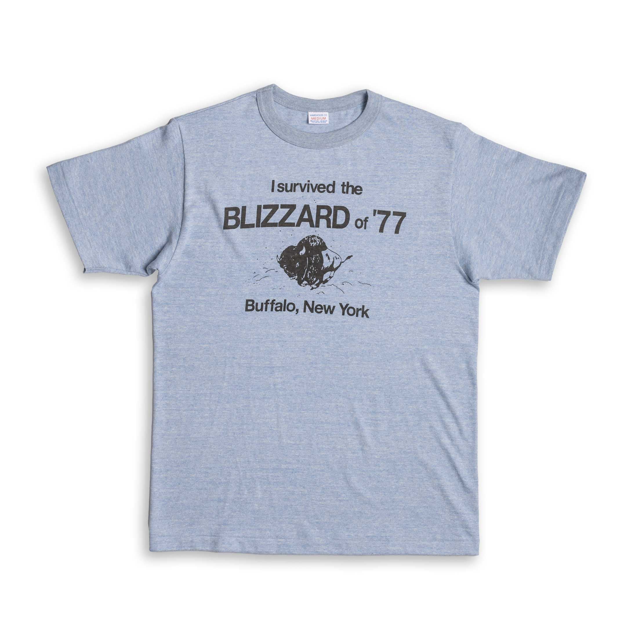 Warehouse & Co Lot. 4096 Blizzard T-Shirt Blue-T-shirt-Clutch Cafe
