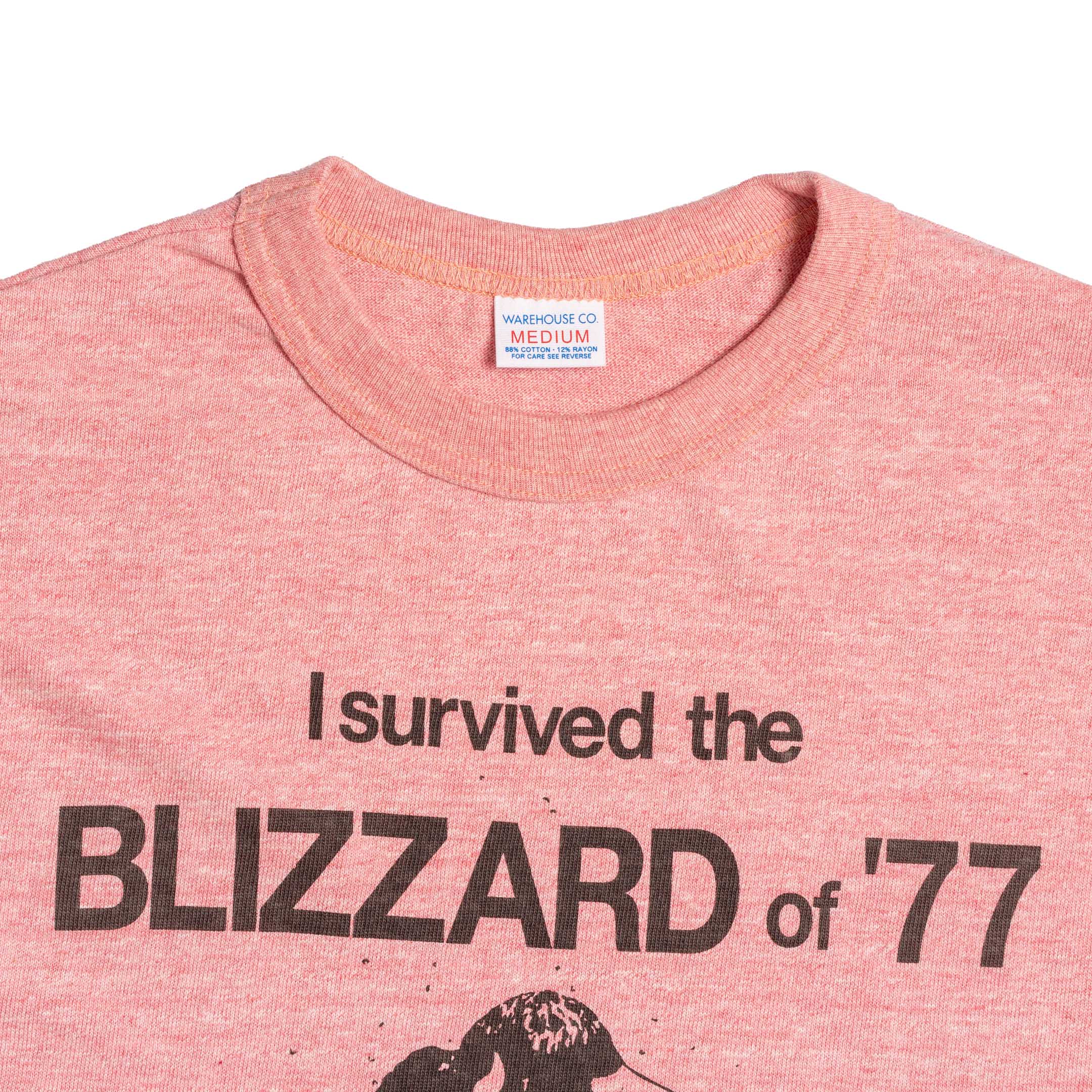 Warehouse & Co Lot. 4096 Blizzard T-Shirt Red-T-shirt-Clutch Cafe