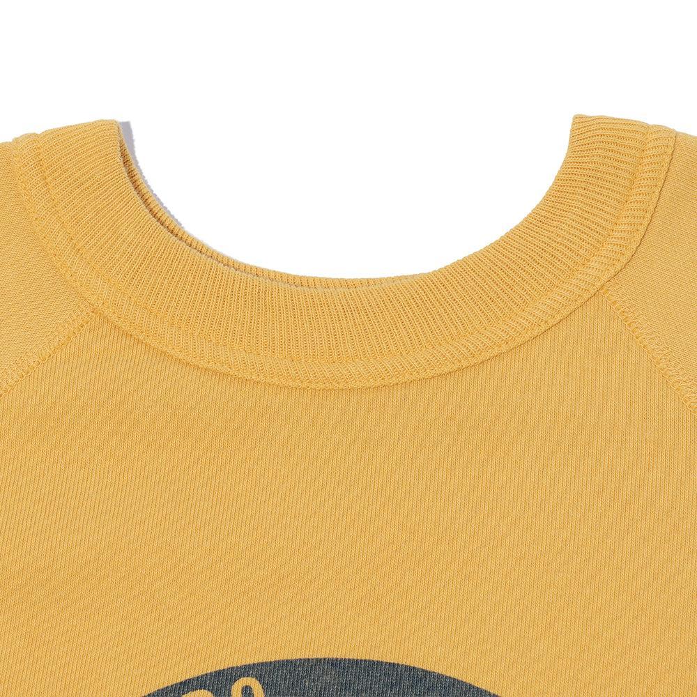 Warehouse & Co Lot. 4104 S/S Sweatshirt Cera Yellow-S/S Sweatshirt-Clutch Cafe