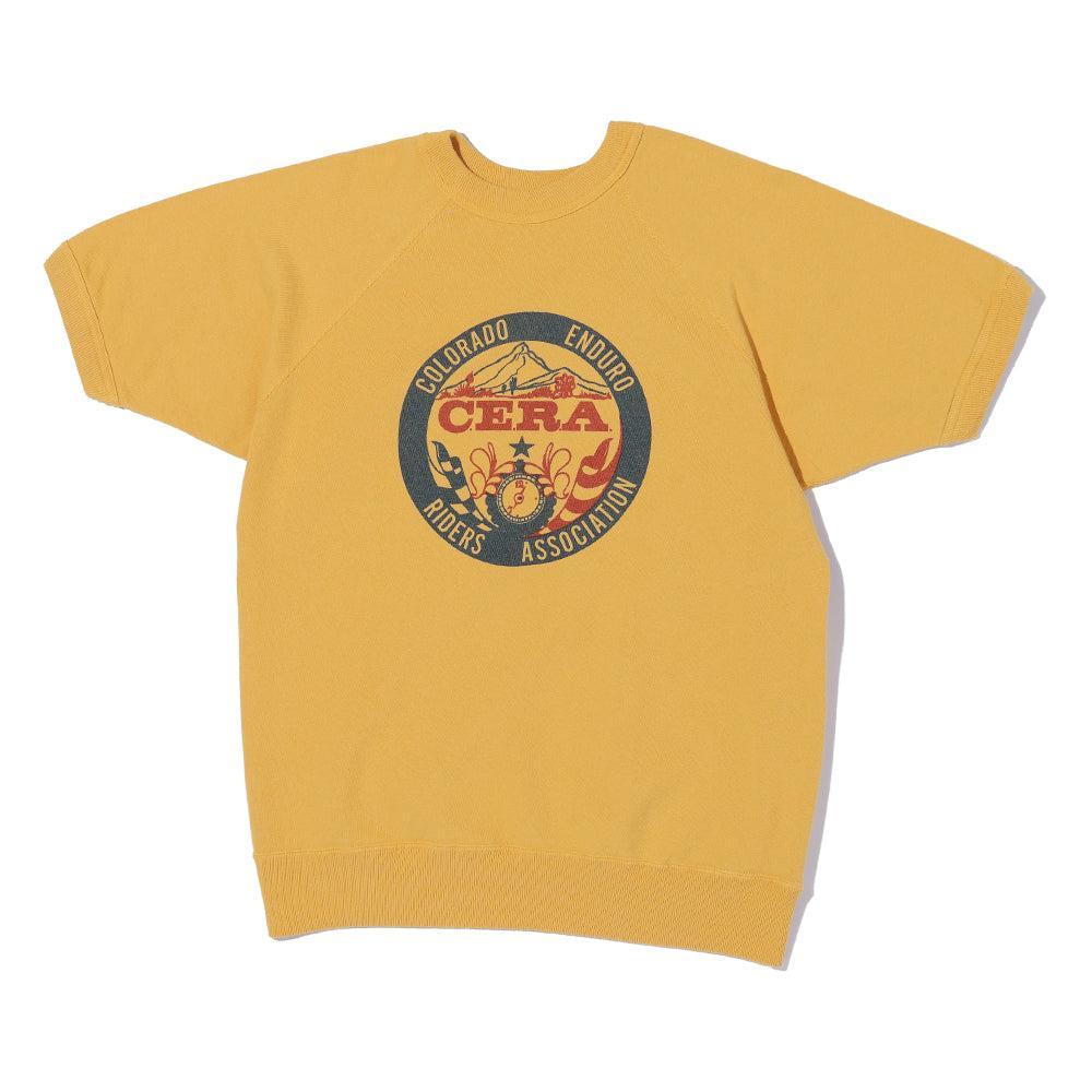 Warehouse & Co Lot. 4104 S/S Sweatshirt Cera Yellow-S/S Sweatshirt-Clutch Cafe