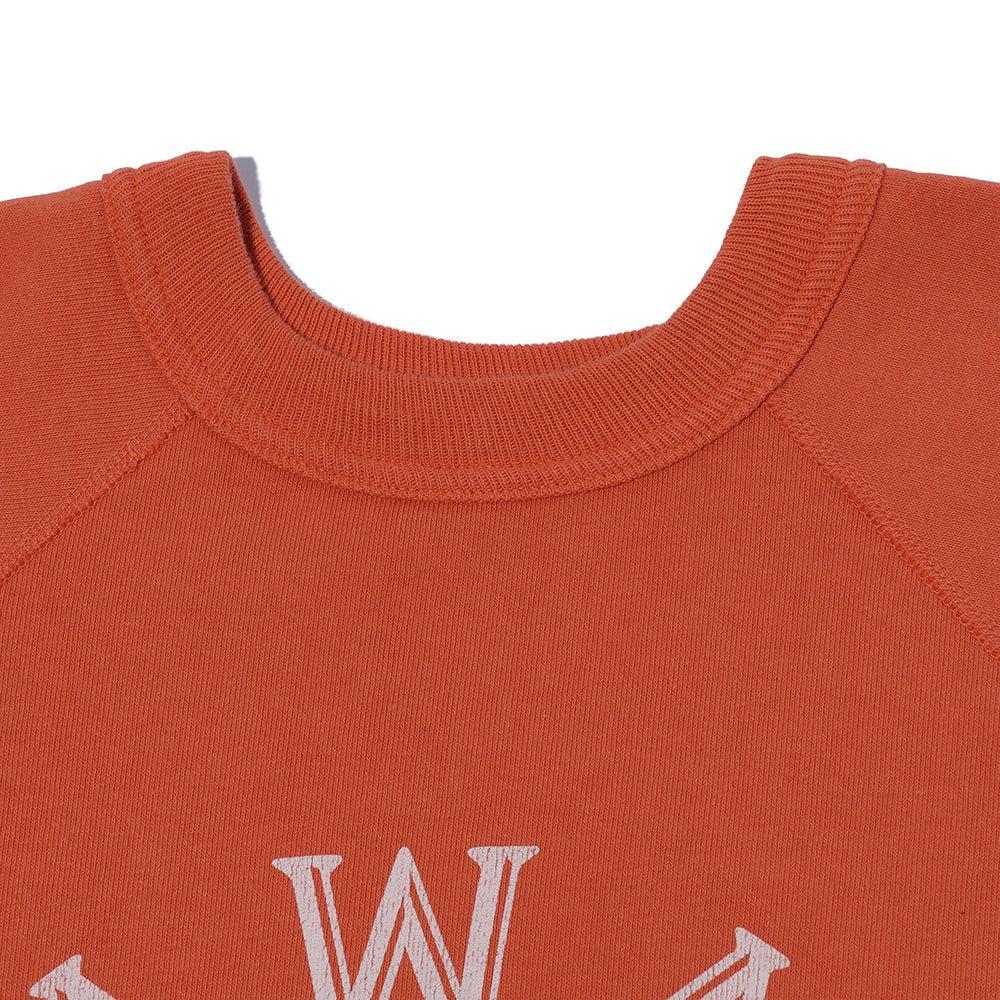 Warehouse & Co Lot. 4104 S/S Sweatshirt Hawaii Orange-S/S Sweatshirt-Clutch Cafe