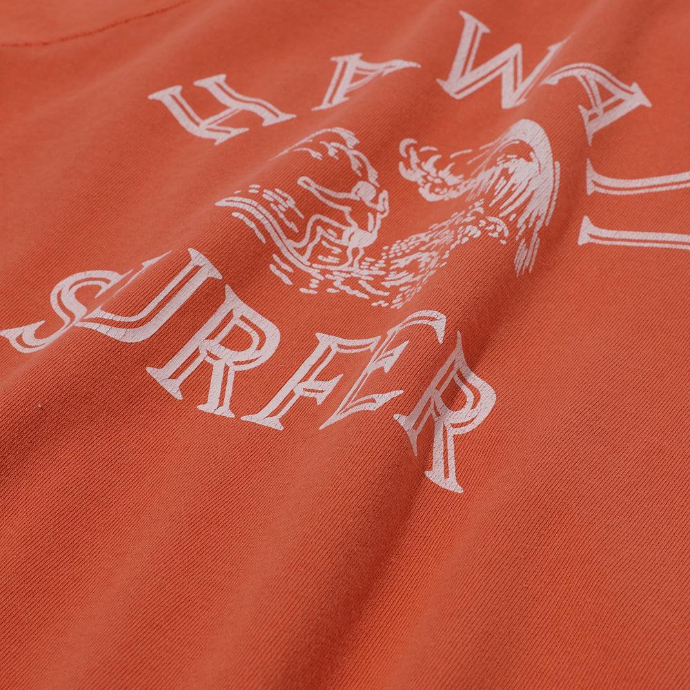 Warehouse & Co Lot. 4104 S/S Sweatshirt Hawaii Orange-S/S Sweatshirt-Clutch Cafe