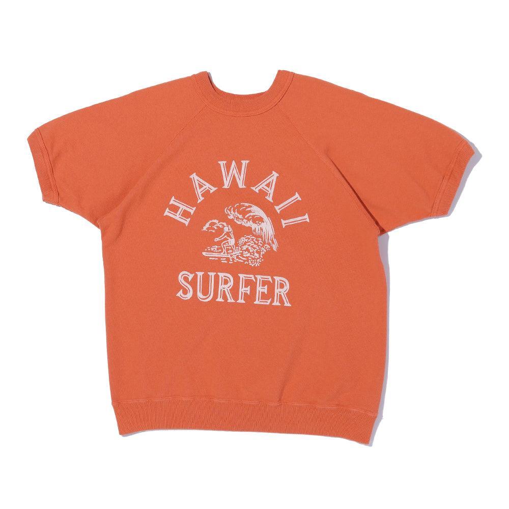 Warehouse & Co Lot. 4104 S/S Sweatshirt Hawaii Orange-S/S Sweatshirt-Clutch Cafe