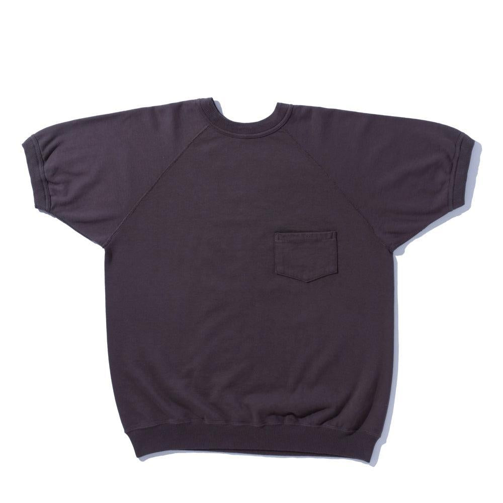 Warehouse & Co Lot. 4105 S/S Sweatshirt Charcoal-S/S Sweatshirt-Clutch Cafe