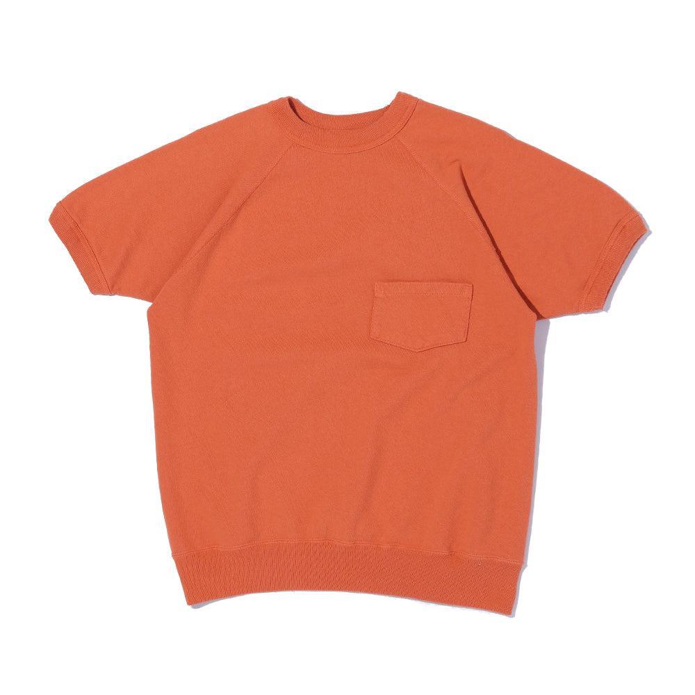 Warehouse & Co Lot. 4105 S/S Sweatshirt Orange-S/S Sweatshirt-Clutch Cafe