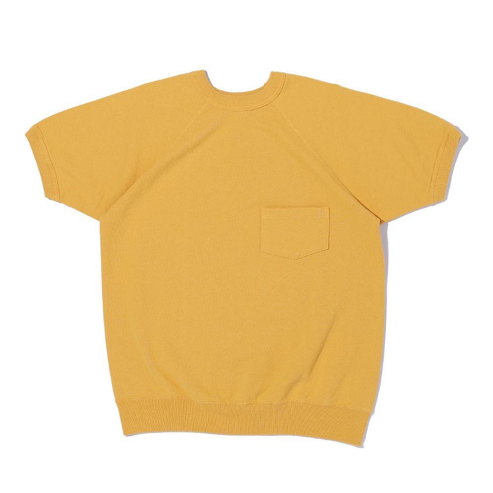 Warehouse & Co Lot. 4105 S/S Sweatshirt Yellow-S/S Sweatshirt-Clutch Cafe