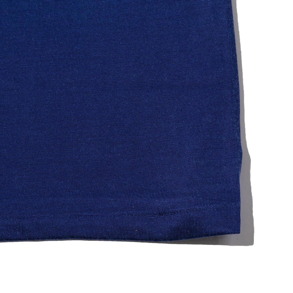 Warehouse & Co Lot. 4114 Plain Rayon T-shirt Navy-T-Shirt-Clutch Cafe