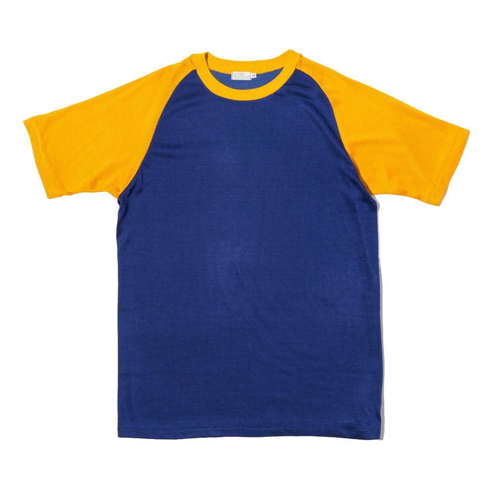 Warehouse & Co Lot. 4114 Plain Rayon T-shirt Navy-T-Shirt-Clutch Cafe