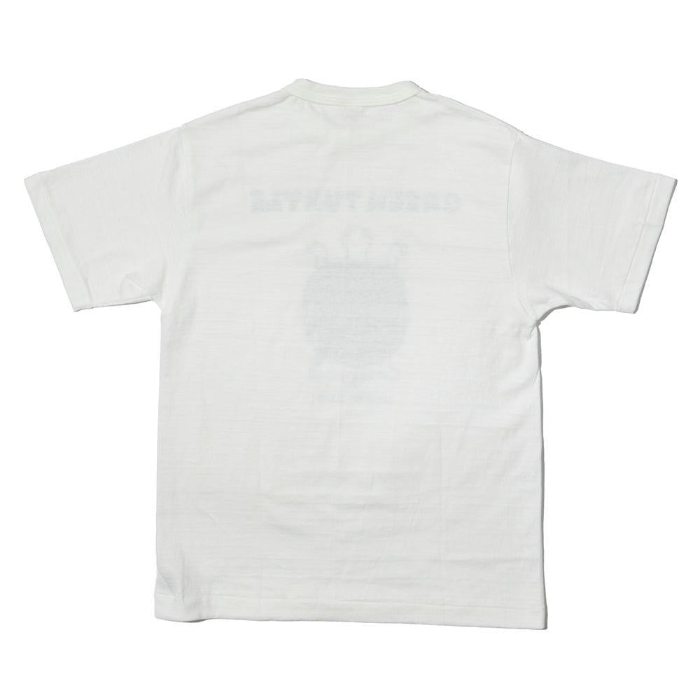 Warehouse & Co Lot. 4601 Green Turtle T-Shirt White-T-shirt-Clutch Cafe