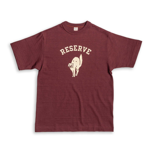 Warehouse & Co Lot. 4601 Reserve T-Shirt Burgundy-T-shirt-Clutch Cafe