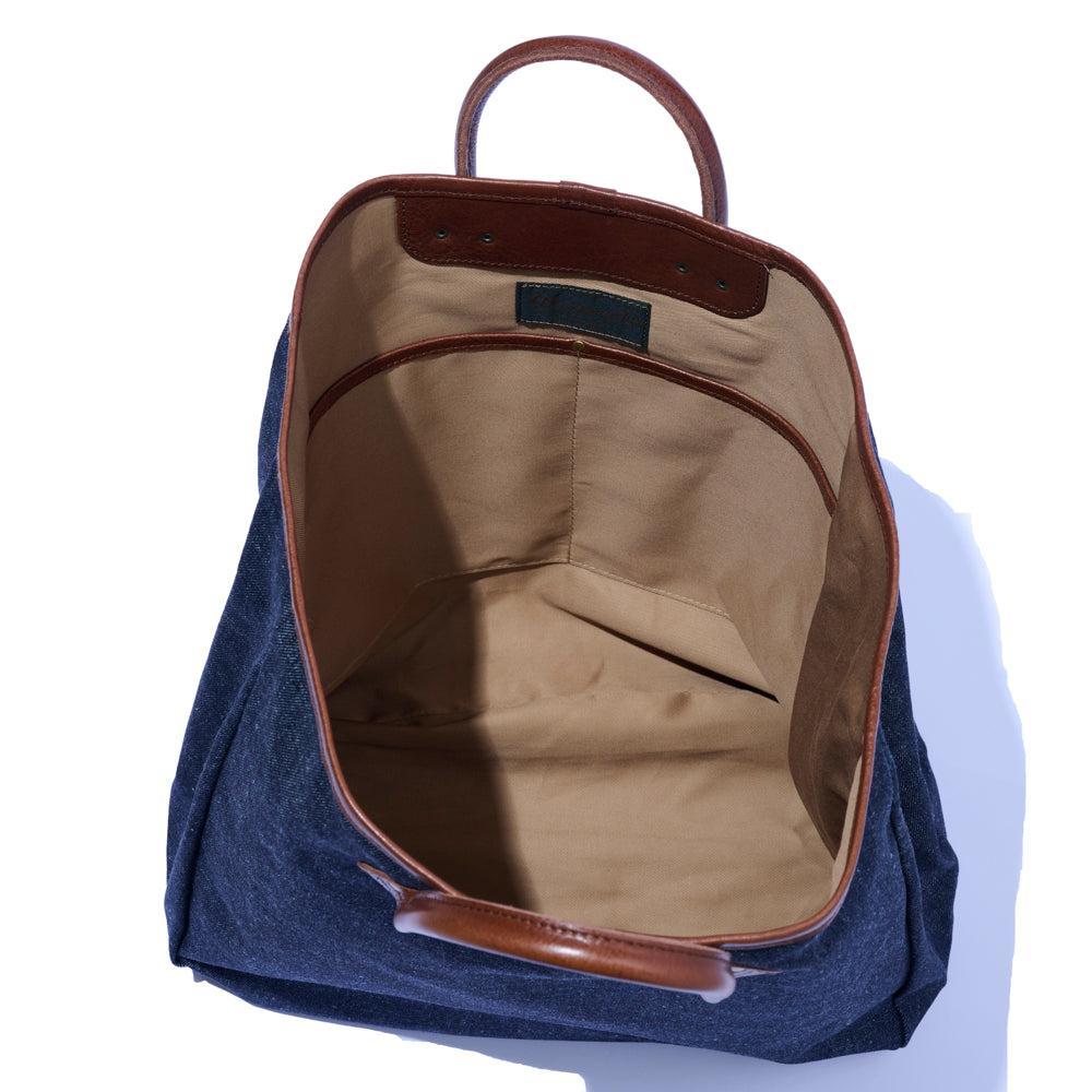 Warehouse & Co Lot. 5230 Denim Tote Bag-Bag-Clutch Cafe