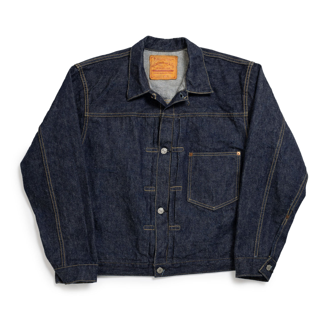 Warehouse & Co Lot. S2000XX WWII Denim Jacket OW-Jacket-Clutch Cafe