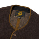 Warehouse & Co x John Gluckow JG-40 Fleece Beach Vest D.Brown-Jacket-Clutch Cafe