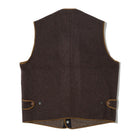 Warehouse & Co x John Gluckow JG-40 Fleece Beach Vest D.Brown-Jacket-Clutch Cafe