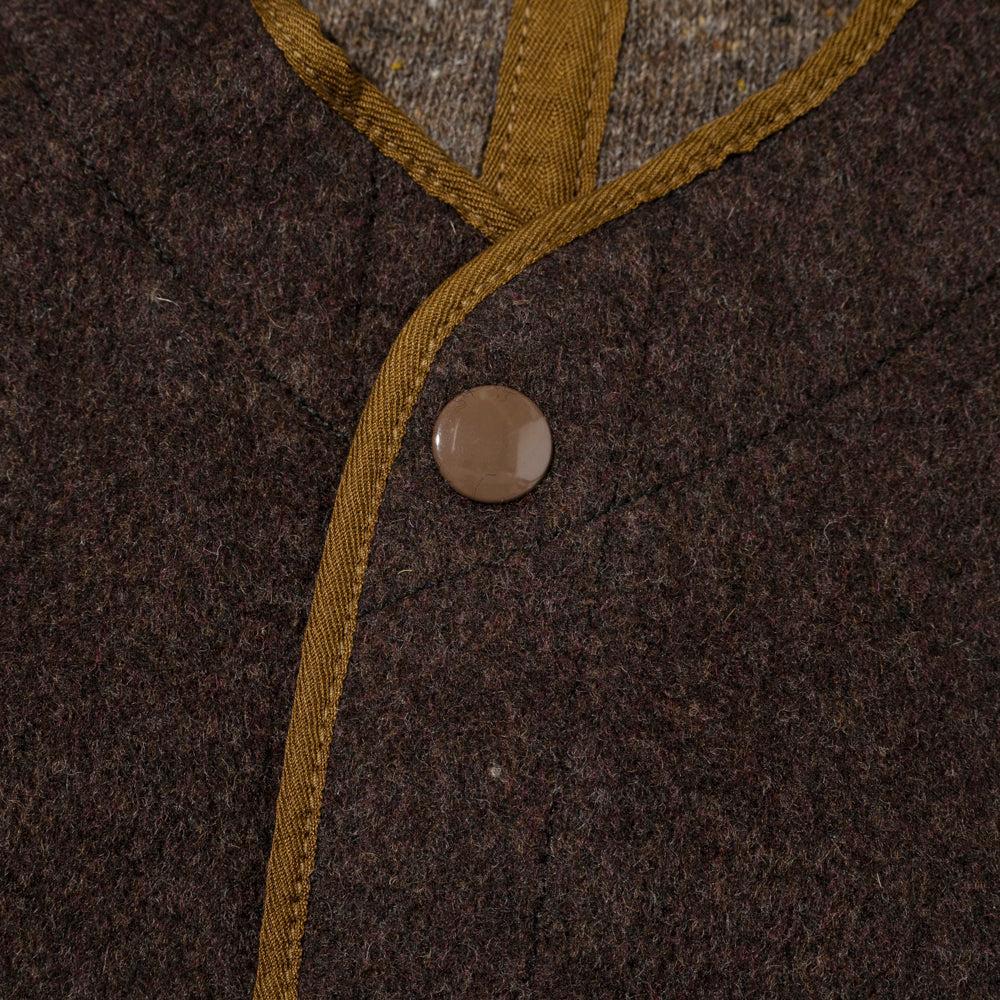 Warehouse & Co x John Gluckow JG-40 Fleece Beach Vest D.Brown-Jacket-Clutch Cafe