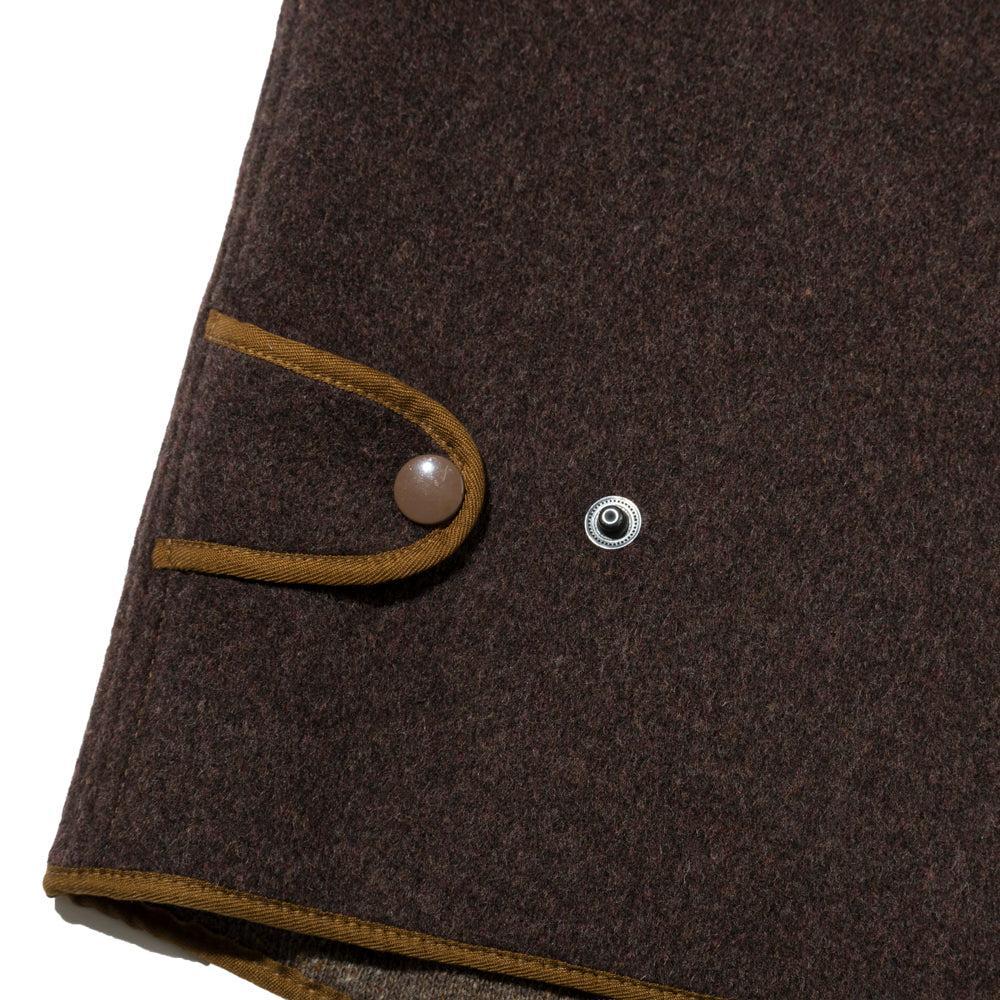 Warehouse & Co x John Gluckow JG-40 Fleece Beach Vest D.Brown-Jacket-Clutch Cafe