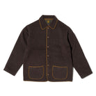 Warehouse & Co x John Gluckow JG-46 Fleece Beach Jacket D.Brown-Jacket-Clutch Cafe
