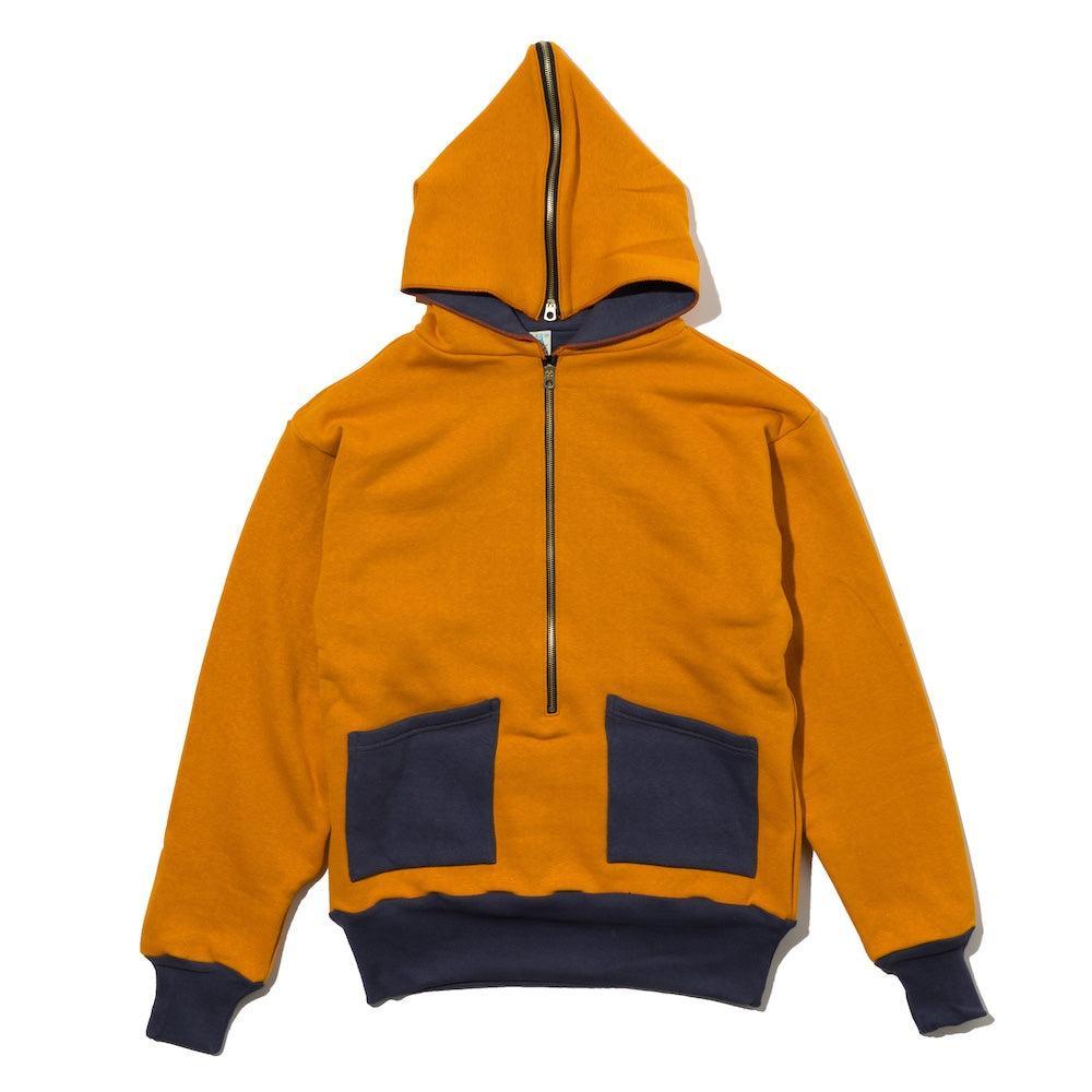 Warehouse & Co x John Gluckow Olympic Champion Sweat Parka Orange-Hooded Sweatshirt-Clutch Cafe