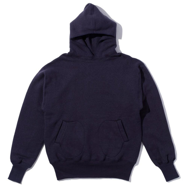 Warehouse & Co x John Gluckow The Knockout Hooded Sweatshirt Navy-Hooded Sweatshirt-Clutch Cafe