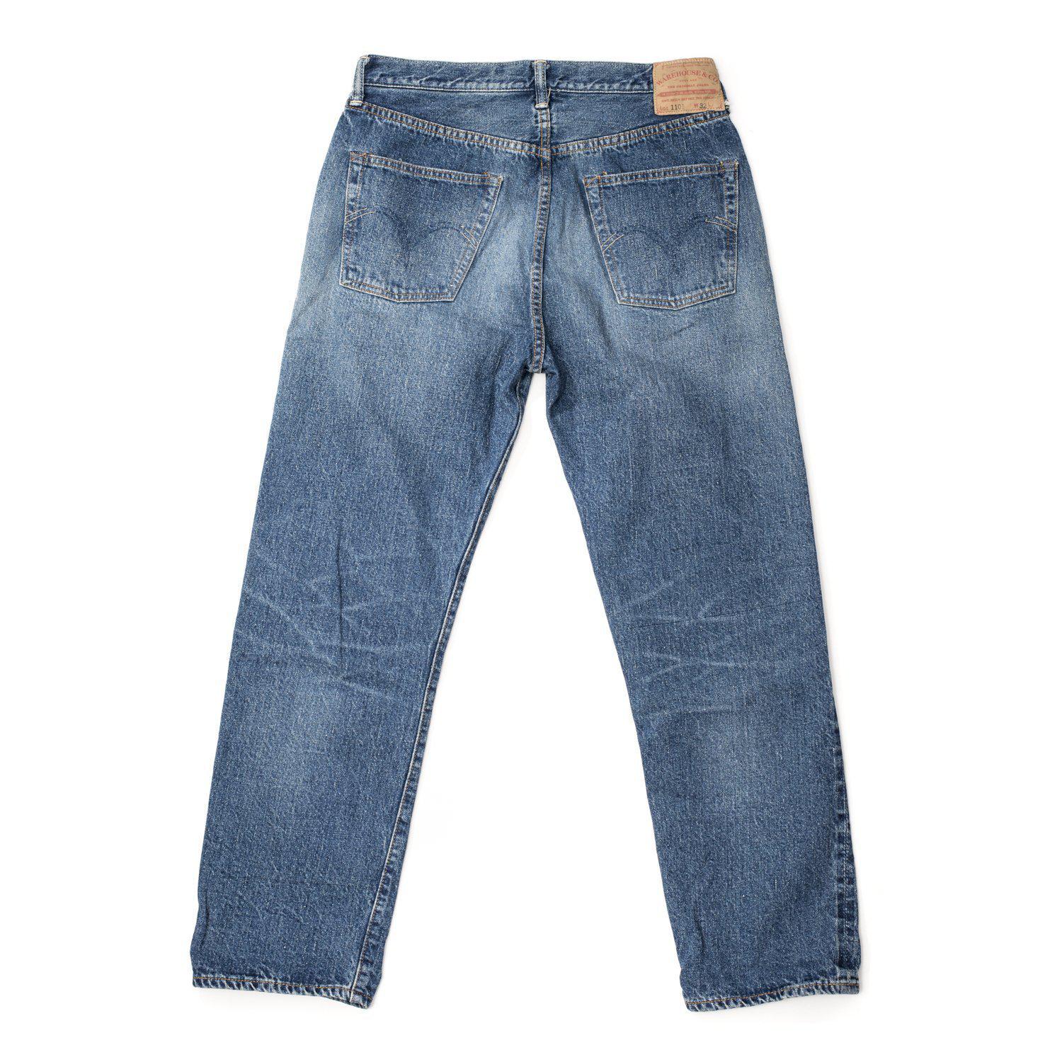 Warehouse & Co. Lot. 1101 Second Hand Series Used Wash Jean 12oz-Jeans-Clutch Cafe-selvage denim-selfedge denim