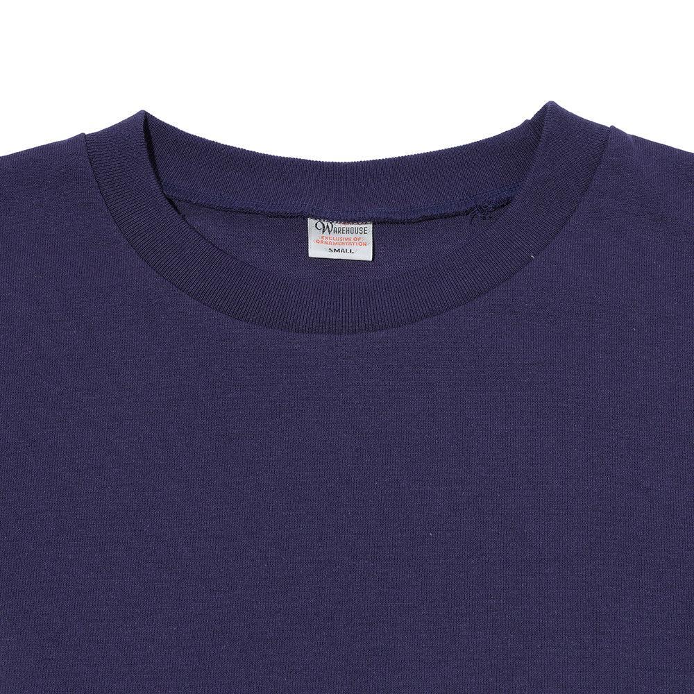 Warehouse & Co. Lot. 4112 Panel Border T-shirt Navy/Bordeaux-T-shirt-Clutch Cafe